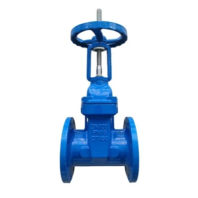 Falf Gate Flanged Dwbl